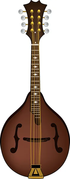Clip art illustration av en mandolin — Stockfoto