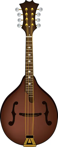 Clip Art Ilustración de un mandolín Imagen De Stock