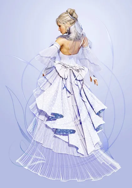 Lavender Bride — Stock Photo, Image