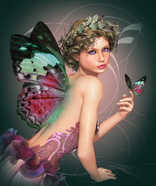 Meet a Butterfly clipart