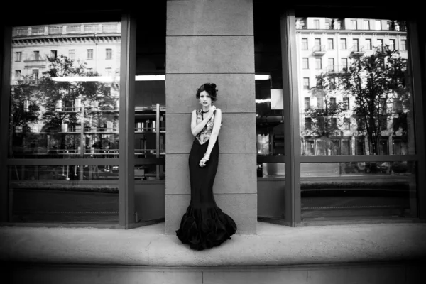 Siyah Elbise — Stok fotoğraf