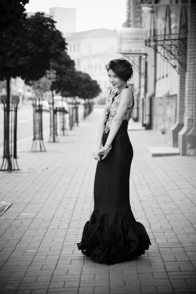 Siyah Elbise — Stok fotoğraf