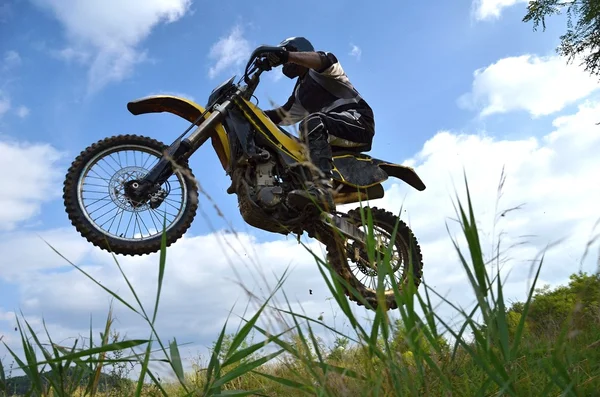 stock image Moto jumping