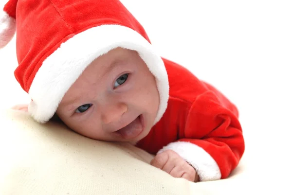 Santa izole bebeğim — Stok fotoğraf