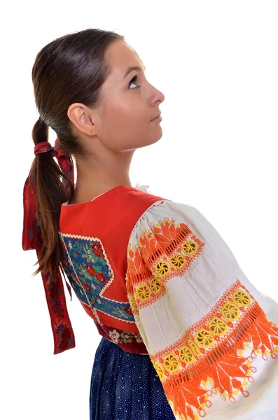 전통적인 슬로바키아어 여자 — 스톡 사진