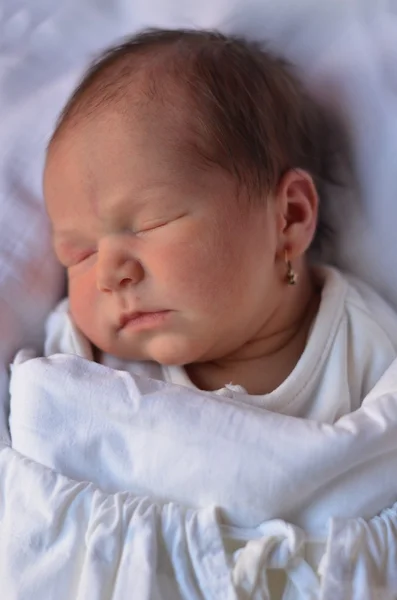 Bebê recém-nascido dormir — Fotografia de Stock
