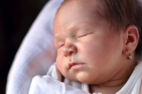 Bebê recém-nascido dormir — Fotografia de Stock