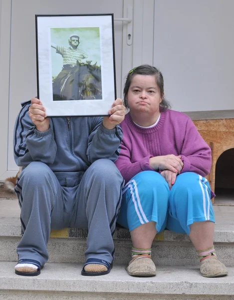 다운 증후군 재고 사진: 사랑 — 스톡 사진