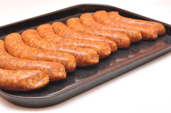 Hand made sausage — Stock Photo, Image