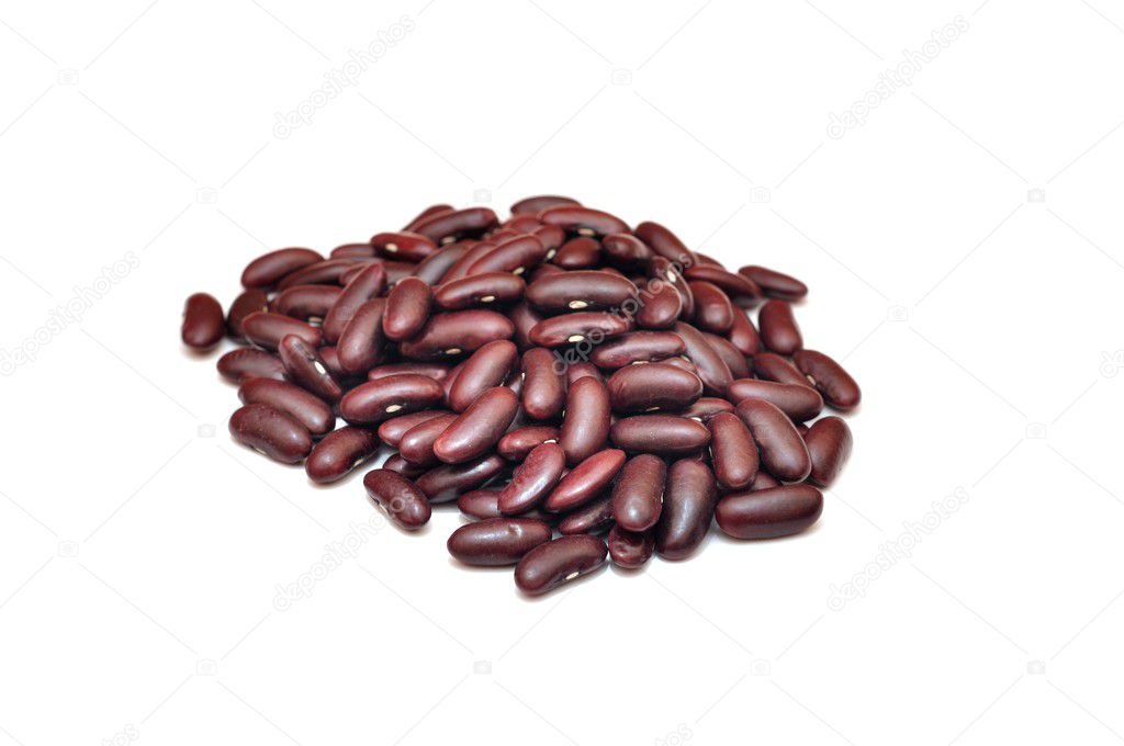 Beans over white