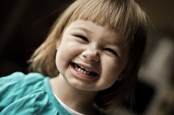 Baby smile — Stock Photo, Image