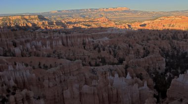 gün batımı sırasında Bryce canyon