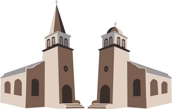 Chiesa — Vettoriale Stock