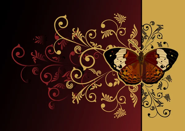 Vecteur papillon — Image vectorielle