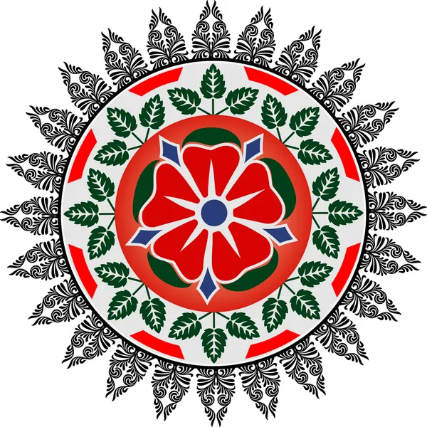 Vecteur de motif floral — Image vectorielle