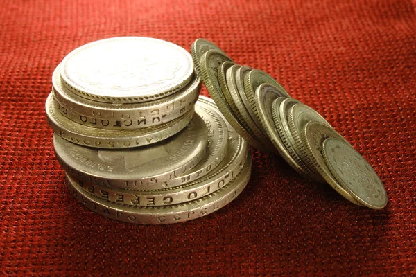 Silver antika mynt — Stockfoto