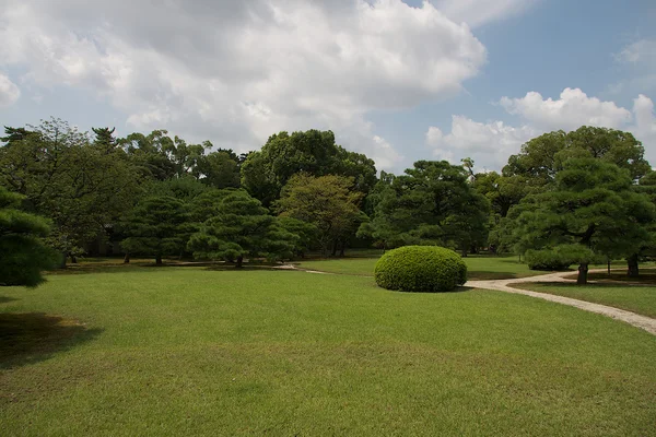 Nijojo 日本花园、 京都 免版税图库照片
