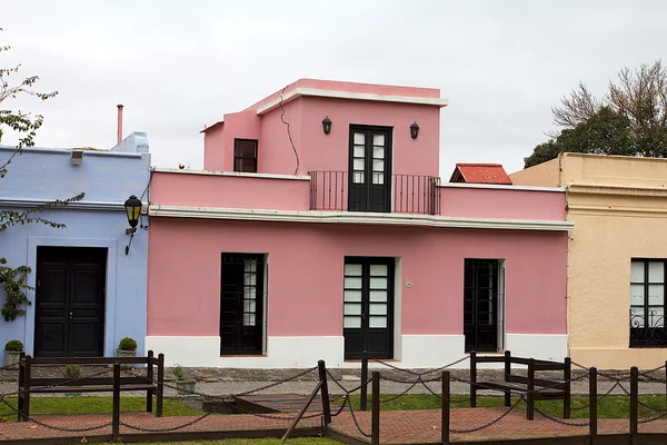 多彩的房子乌拉圭 图库图片