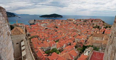 dubrovnik eski şehir panoraması