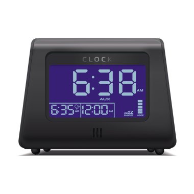 Digital clock clipart