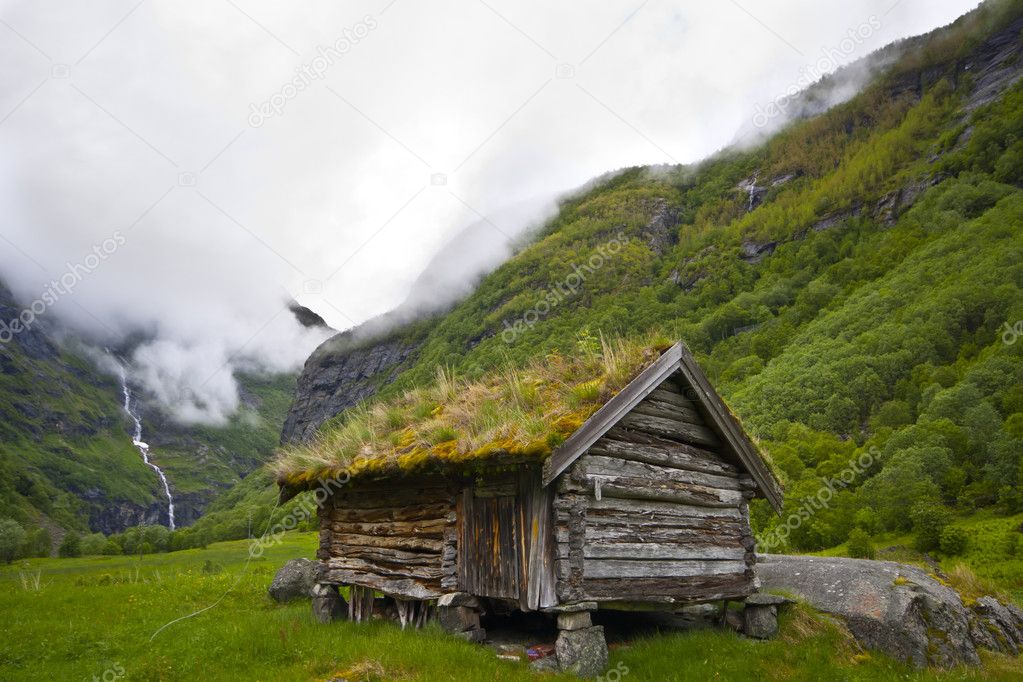 An old historic house in Norway