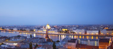 gece panorama Budapeşte