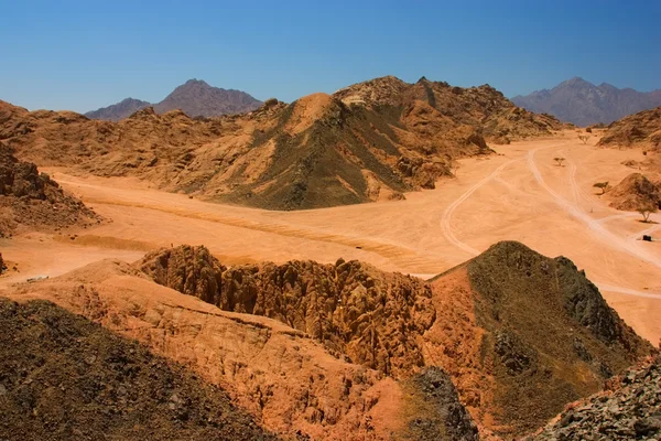 Blick auf die Sinai-Wüste — Stockfoto