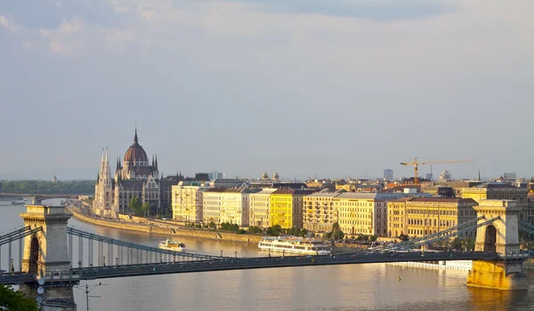 Budapeşte'den Panoraması — Stok fotoğraf