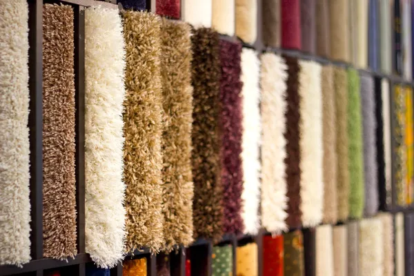 Стенд с ковровым покрытием — стоковое фото