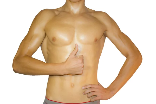 Athletic young torso — Stock Photo, Image