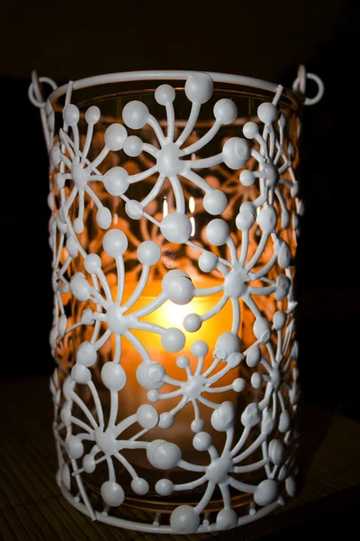 Lilin dalam lilin asli — Stok Foto