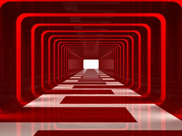 Corridor rouge — Photo