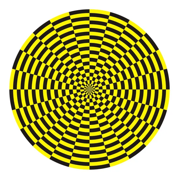 Optical illusion — Stock Vector