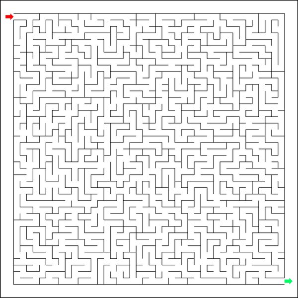 Трудный и твердый лабиринт, лабиринт, мозговой тизер, загадка
