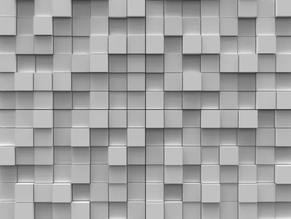 Fond abstrait - cubes de couleur blanche — Photo