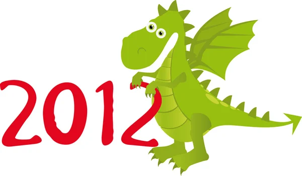 Dragon year — Stock Vector