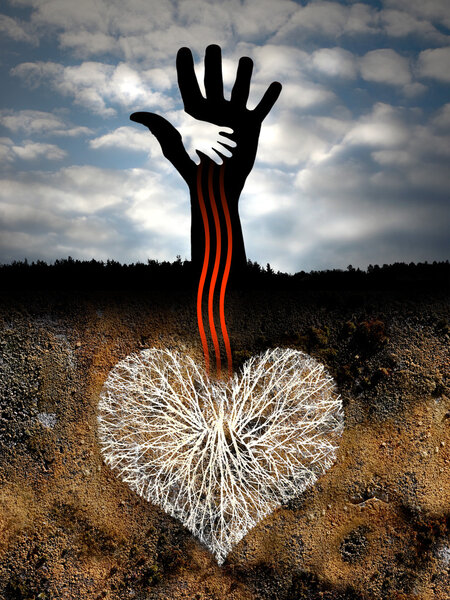 The heart of the earth