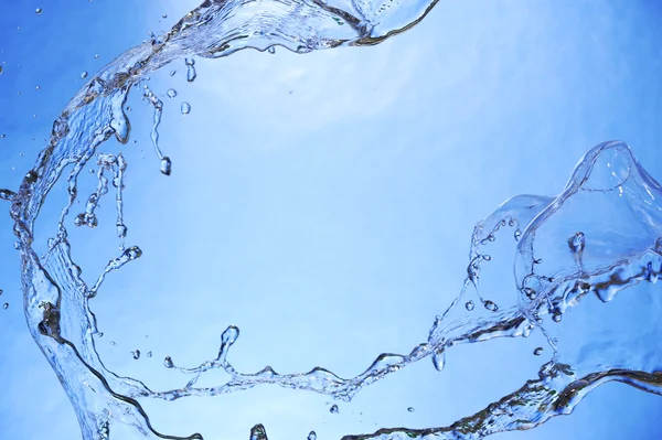 Stänk vatten — Stockfoto