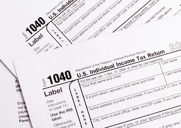1040 formulario de impuestos — Foto de Stock