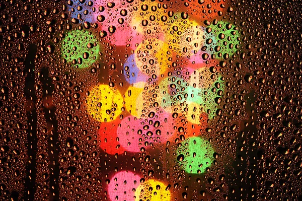 Fondo de color con gota de agua —  Fotos de Stock