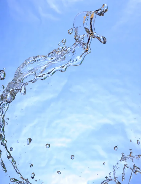 Splashing fresh water — Stock Photo, Image