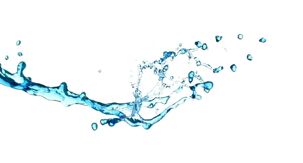 新鮮な青い水のしぶき — ストック写真