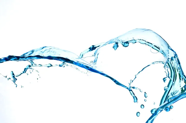 Stänk blå färskvatten — Stockfoto