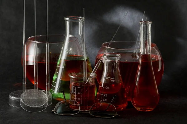 化学のフラスコ — ストック写真