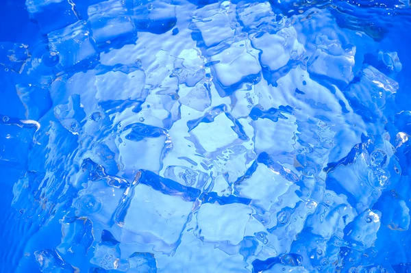 蓝色冰 — 图库照片
