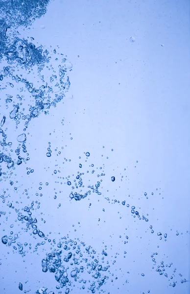 Kék vízbuborékok — Stock Fotó