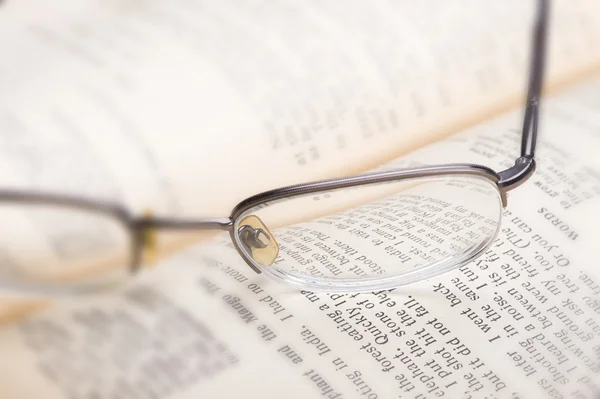 stock image Book and glasses