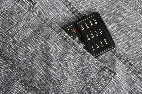 stock image Phone in pocket