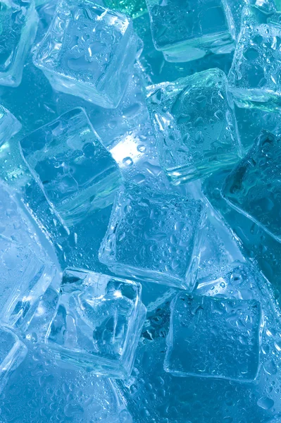 蓝色冰 — 图库照片