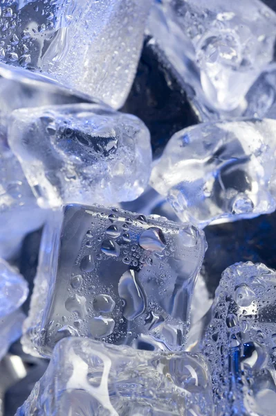 Background with blue ice. — Stock Photo, Image
